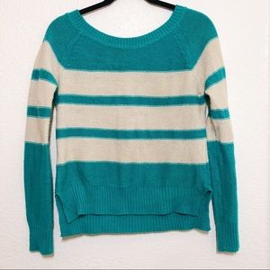 Teal sweater